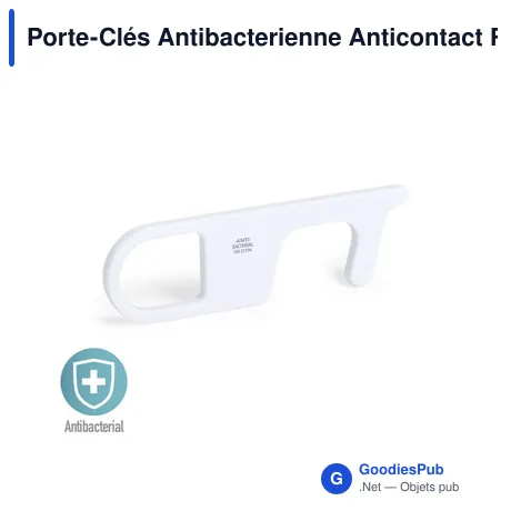 Porte-Clés Antibacterienne Anticontact Riken