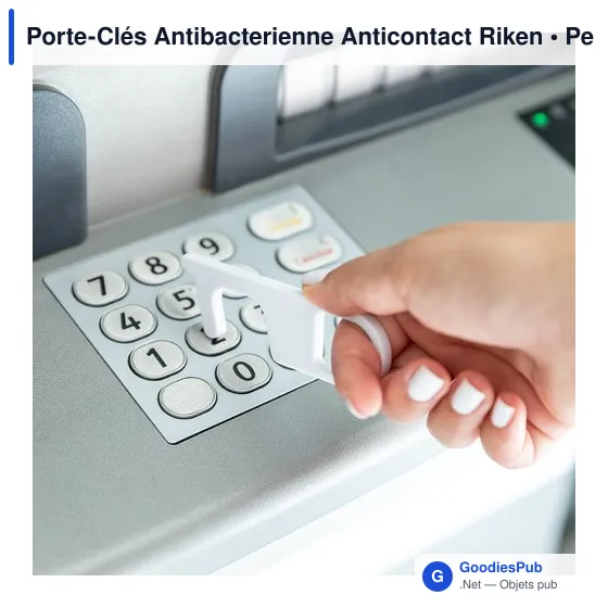 Porte-Clés Antibacterienne Anticontact Riken - Image 8
