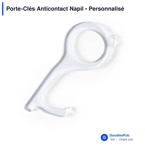 Porte-Clés Anticontact personnalisable avec logo - Napil - Image 2