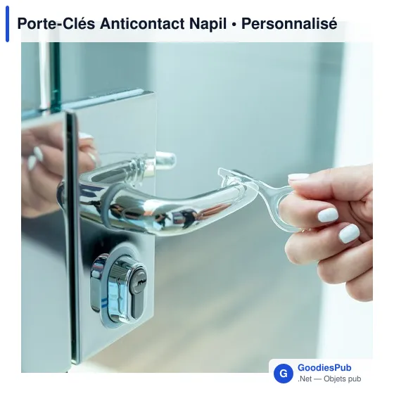 Porte-Clés Anticontact personnalisable avec logo - Napil - Image 11