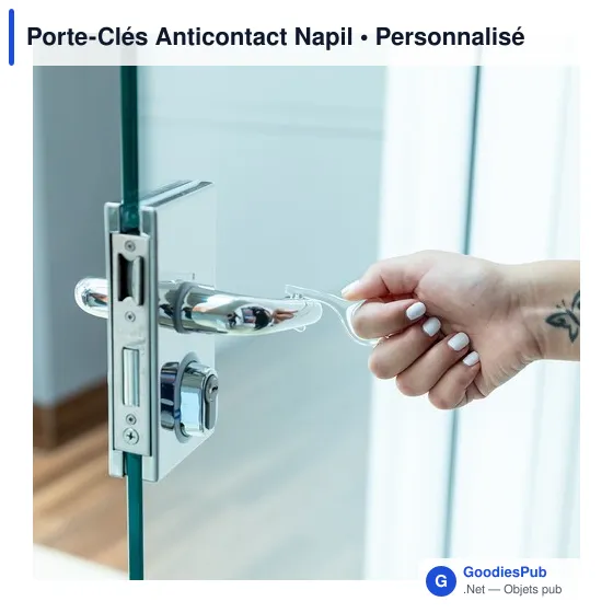 Porte-Clés Anticontact personnalisable avec logo - Napil - Image 12