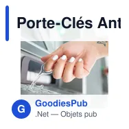 Porte-Clés Anticontact personnalisable avec logo - Napil - Miniature 6