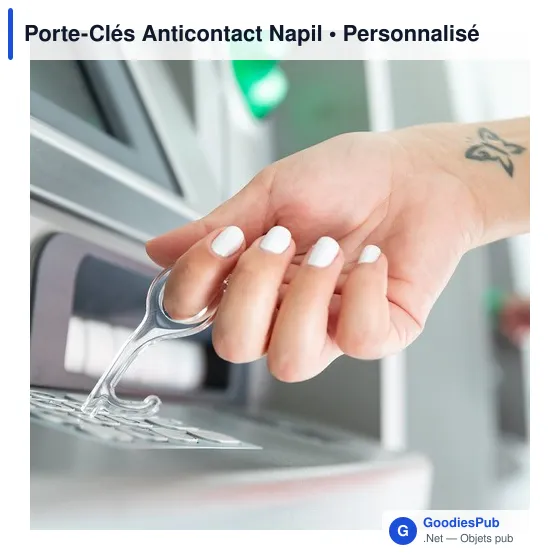 Porte-Clés Anticontact personnalisable avec logo - Napil - Image 6