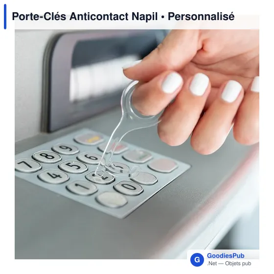 Porte-Clés Anticontact personnalisable avec logo - Napil - Image 7