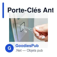 Porte-Clés Anticontact personnalisable avec logo - Napil - Miniature 9