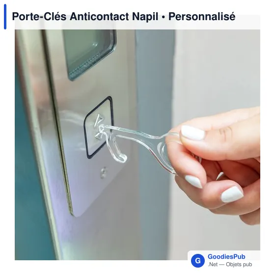 Porte-Clés Anticontact personnalisable avec logo - Napil - Image 9