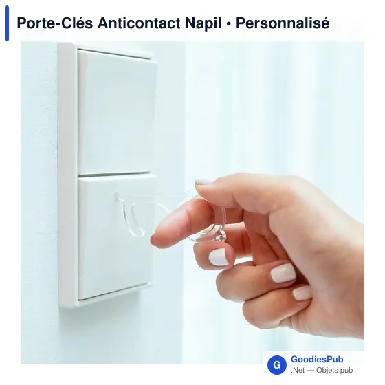 Porte-Clés Anticontact personnalisable avec logo - Napil - Image 10