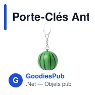 Porte-Clés Antistress Fruty - Miniature 1