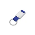 Variante bleu marine - Porte-clés personnalisable avec badge en métal - Prestonavec logo