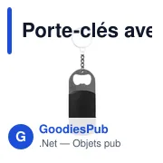 Porte-clés avec décapsuleur et mètre Karen - Miniature 1