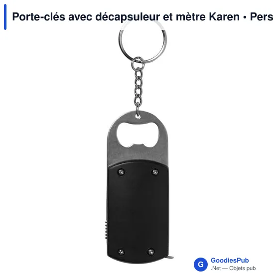 Porte-clés avec décapsuleur et mètre Karen - Image 9