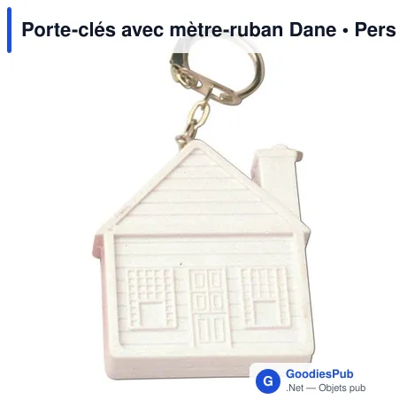 Porte-clés avec mètre-ruban Dane