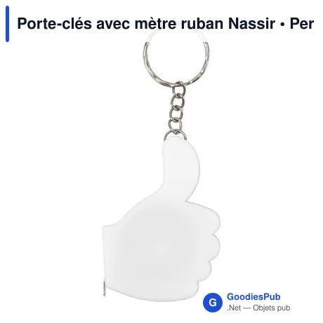 Porte-clés avec mètre ruban Nassir