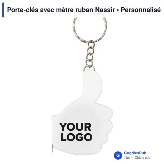 Porte-clés avec mètre ruban Nassir - Image 3