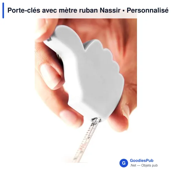 Porte-clés avec mètre ruban Nassir - Image 5