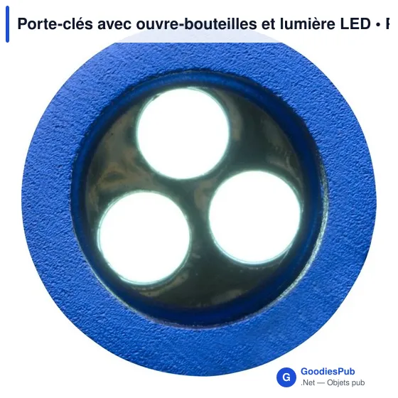 Porte-clés avec ouvre-bouteilles et lumière LED - Image 7