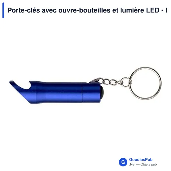Porte-clés avec ouvre-bouteilles et lumière LED - Image 10