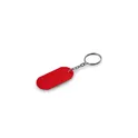 Variante rouge - Porte-clés personnalisable en aluminium avec logo - Belai