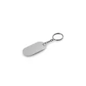 Variante argenté - Porte-clés personnalisable en aluminium avec logo - Belai