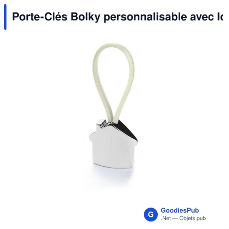 Porte-Clés Bolky personnalisable avec logo pour entreprises