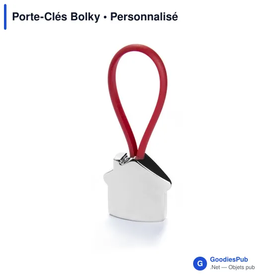 Porte-Clés Bolky personnalisable avec logo pour entreprises - Image 2