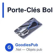 Porte-Clés Bolky personnalisable avec logo pour entreprises - Miniature 6