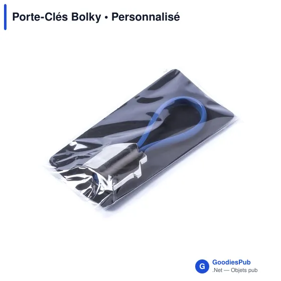 Porte-Clés Bolky personnalisable avec logo pour entreprises - Image 6