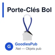 Porte-Clés Bolky personnalisable avec logo pour entreprises - Miniature 7