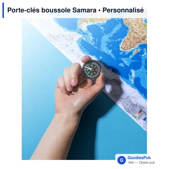 Porte-clés boussole Samara - Image 3