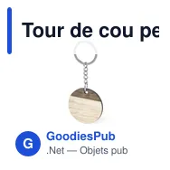 Tour de cou personnalisable avec logo pour entreprises - Miniature 1