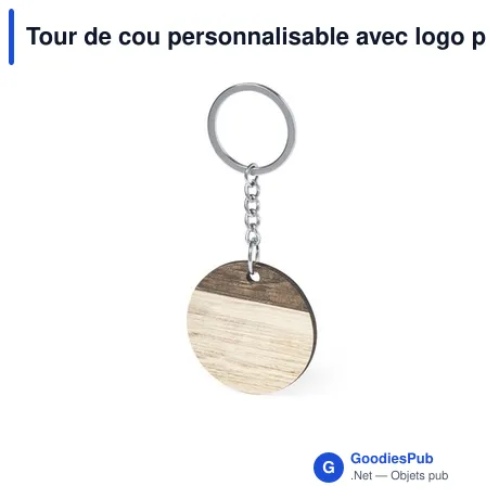 Tour de cou personnalisable avec logo pour entreprises