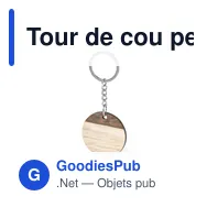 Tour de cou personnalisable avec logo pour entreprises - Miniature 2
