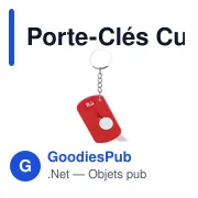 Porte-Clés Cutter personnalisable avec logo - Darson - Miniature 2