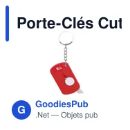 Porte-Clés Cutter personnalisable avec logo - Darson - Miniature 11