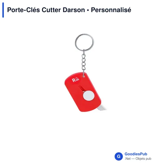 Porte-Clés Cutter personnalisable avec logo - Darson - Image 12