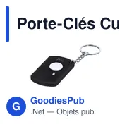 Porte-Clés Cutter personnalisable avec logo - Darson - Miniature 4