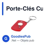 Porte-Clés Cutter personnalisable avec logo - Darson - Miniature 7