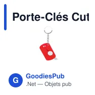 Porte-Clés Cutter personnalisable avec logo - Darson - Miniature 9