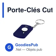 Porte-Clés Cutter personnalisable avec logo - Darson - Miniature 10