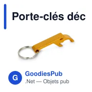 Porte-clés décapsuleur personnalisable en aluminium coloré avec logo - Classique - Miniature 3