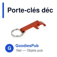 Porte-clés décapsuleur personnalisable en aluminium coloré avec logo - Classique - Miniature 4