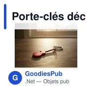 Porte-clés décapsuleur personnalisable en forme de guitare électrique |avec logo - Miniature 2