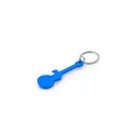 Variante bleu marine - Porte-clés décapsuleur personnalisable en forme de guitare électrique |avec logo