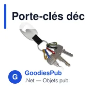Porte-clés décapsuleur personnalisable en aluminium recyclé avec logo - Recycled Opener - Miniature 2