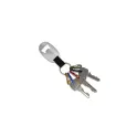 Variante Argent - Porte-clés décapsuleur personnalisable en aluminium recyclé avec logo - Recycled Opener