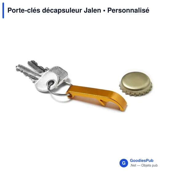 Porte-clés décapsuleur Jalen - Image 3