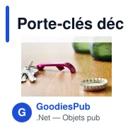 Porte-clés décapsuleur Jalen - Miniature 5