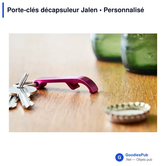 Porte-clés décapsuleur Jalen - Image 5