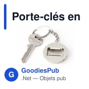 Porte-clés en alliage de zinc Finn - Miniature 5
