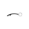 Variante noir - Porte-clés en aluminium personnalisable avec décapsuleur - Amaniavec logo